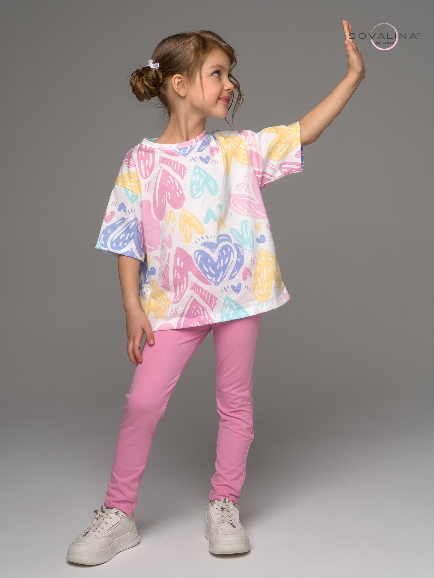 Костюм Мун акварельные сердечки-кэнди