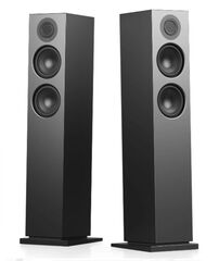 Акустическая система для ТВ, колонки AUDIO PRO A48 W Black, стереопара, качество звука для музыки и кино