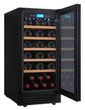 Винный шкаф Cellar Private CP032-1TBH черная дверь