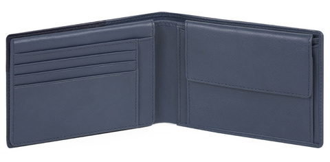Кошелек мужской Piquadro Hakone PU1392S104R/BLU синий натур.кожа