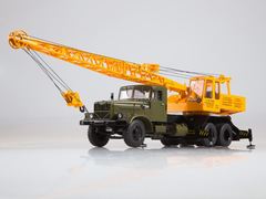 KRAZ-257 Truck crane KS-4561 khaki-yellow 1:43 Start Scale Models (SSM)