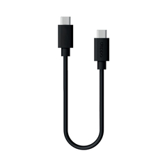 Кабель Deppa USB-C - USB-C, 3A, 1.2м, черный