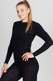 Тёплый Комплект термобелья с шерстью мериноса Nordski Wool Black женский