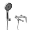 Cezares COMFORT-VD-01 COMFORT-VD-01 Смеситель для ванны и душа однорычажный в комплекте с ручным душем, шлангом и держателем, хром