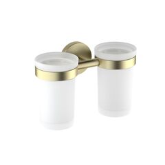 Aquatek AQ4117BG AQ4117BG ЕВРОПА стакан с держателем двойной, шлиф. золото фото