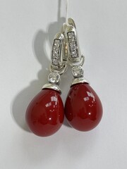 Подиум  (серьги из серебра)