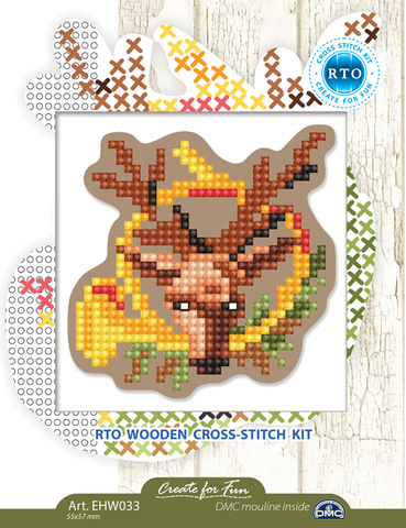 Коллекция:	Вышивка по перфорированной форме¶Название по-английски:	Wooden cross-stitch kit¶Название