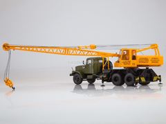 KRAZ-257 Truck crane KS-4561 khaki-yellow 1:43 Start Scale Models (SSM)