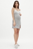 Ночная сорочка для беременных и кормящих 09614 серый