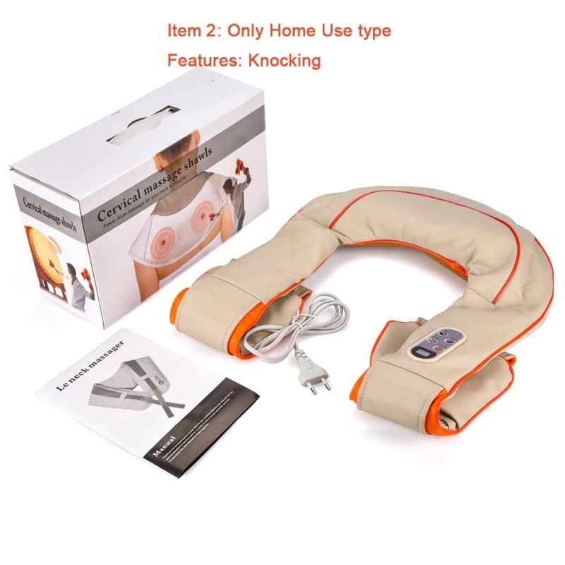 Wireless Neck Massager 6 Head 3D USB Cervical Infrared Heating