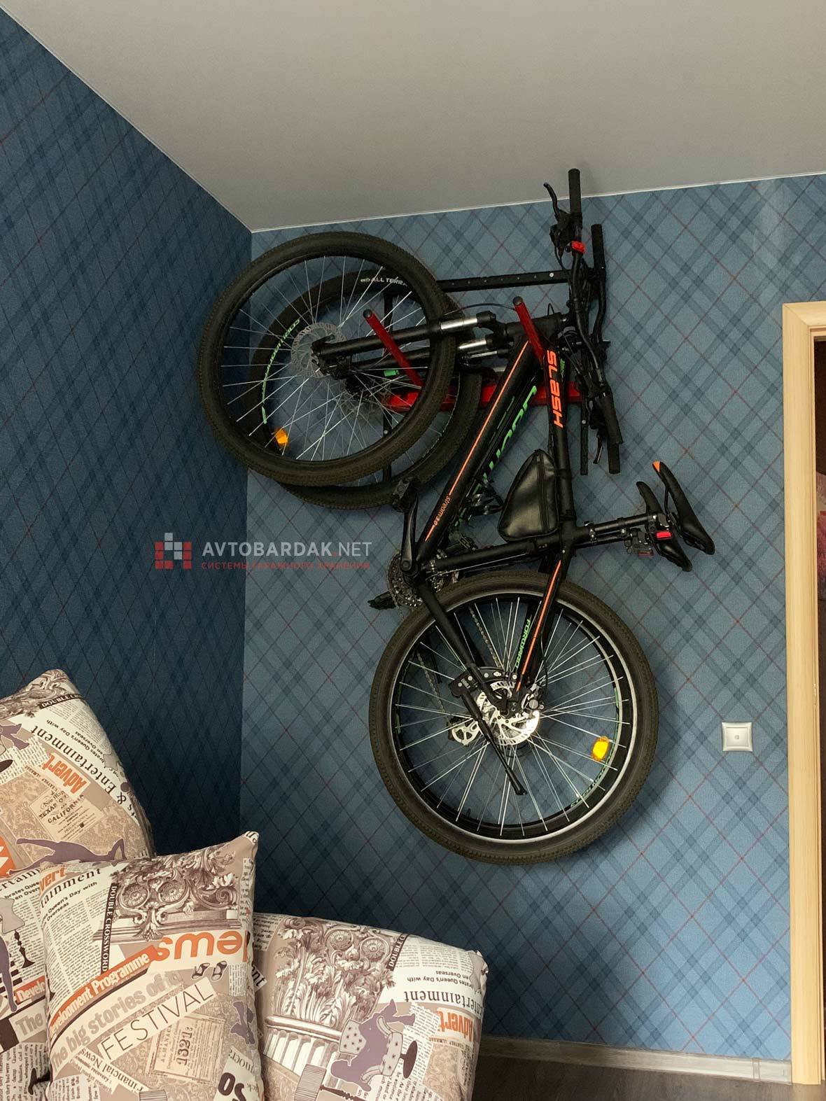 Комплект из модуля IF  для велосипеда с направляющими для подвеса на стену