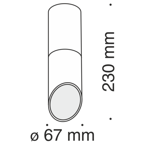 Потолочный светильник Technical Lipari C025CL-01W