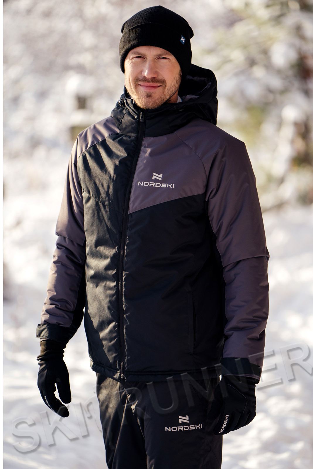 Nordski Premium Sport Grey Black NSM746201 SkiRunner.ru