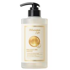 JMSolution Life Prime Gold Libre Shampoo шампунь с PH 5.5  для тонких, поврежденных волос с экстрактом золота и пептидами