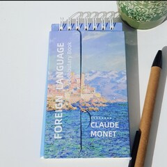 Bloknot \ Блокнот \ Notebook A7 ( 804 ) Blaknot 004 ( Claude Monet )