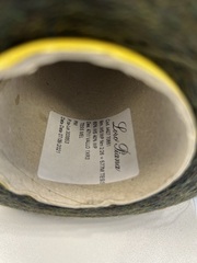 Кашемир 60%, альпака 40% LORO PIANA Tess Mel 1300 зеленый мох меланж