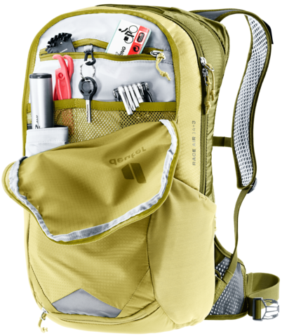 Картинка рюкзак велосипедный Deuter Race Air 14+3 Linden-Cactus - 8