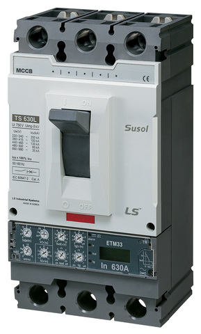 Автоматический выключатель TS630N (65kA) ETS33 630A 3P3T