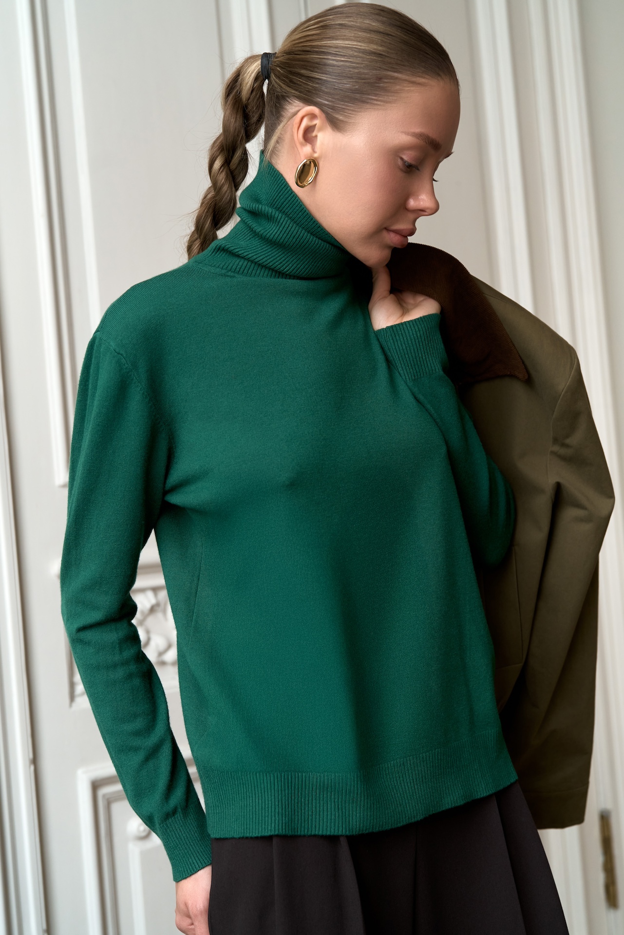 Водолазка oversize из мягкой смесовой вискозы