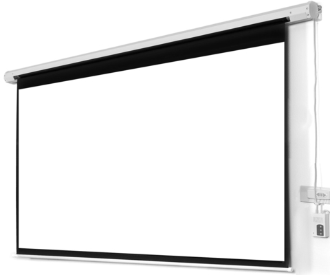 Экран электрический моторизированный с ду (1 : 1) 240 x 240 см, диагональ 133