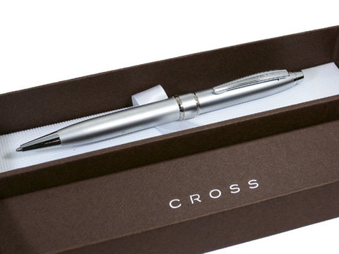 Ручка шариковая Cross Stratford Satin Chrome (AT0172-2)