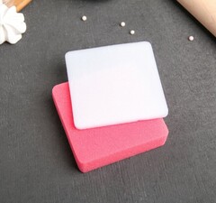 Набор матов для моделирования и сушки цветов из мастики 2 шт 9,5х9,5х1,5 см