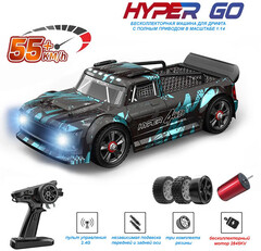 Радиоуправляемая машина для дрифта MJX Hyper Go 4WD Brushless 1:14 - MJX-14301  Полноприводная гоночная машина 4WD