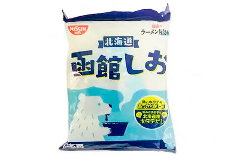 Суп-лапша Nissin Хакодате Шио с бульоном из морского гребешка, 87г