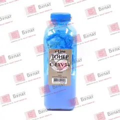 Тонер с девелопером БУЛАТ s-Line C-EXV54C для Canon iR C3025 (Голубой, банка 165 г)