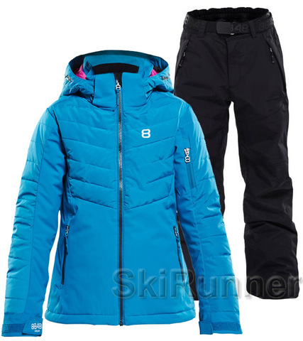 Горнолыжный костюм 8848 Altitude Tella Inca Fjord Blue-Black детский