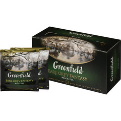 Чай Greenfield Earl Grey Fantasy черный с бергамотом 25 пакетиков