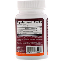 Jarrow Formulas, Баланс цинка, 100 капсул