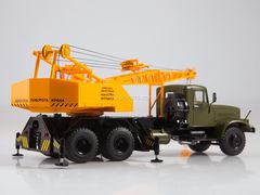 KRAZ-257 Truck crane KS-4561 khaki-yellow 1:43 Start Scale Models (SSM)