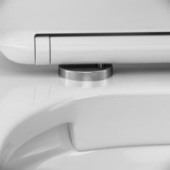 Подвесной унитаз без ободка с сиденьем микролифт AM.PM Sense - C741700SC