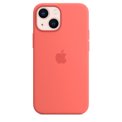 iPhone 13 mini Silicone Case with MagSafe Pink Pomelo
