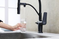 Смеситель для кухни с подключением к фильтру Lemark Bronx - LM3761BL