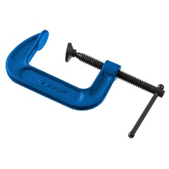 ЗУБР ПСС-80, 75 мм,чугунная струбцина тип С (G-образная), Профессионал (32245-075)