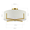 Светильник потолочный Evoluce Linton SLE3010-302-04