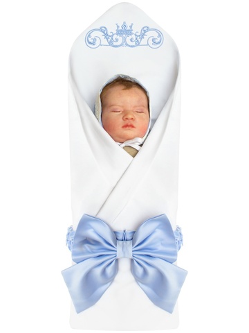 Плед-конверт для новорожденного "Королевский"