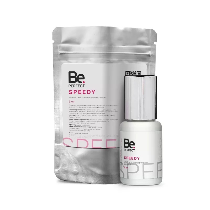 Клей для наращивания ресниц Be Perfect "Speedy", 5 мл (термопакет)