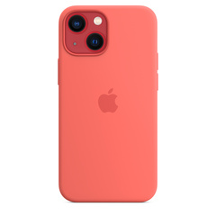 iPhone 13 mini Silicone Case with MagSafe Pink Pomelo