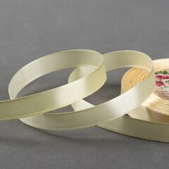 Лента атласная №64 12мм*25±1ярд светло-бежевый