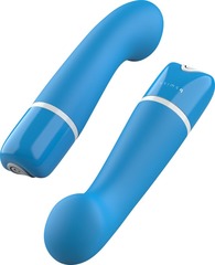 Голубой G-вибростимулятор Bdesired Deluxe Curve - 15,2 см. - 