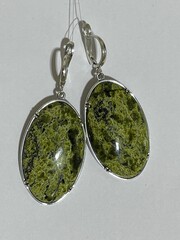 Валуа (серьги из серебра)