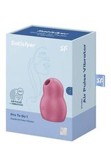 Малиновый вакуумный стимулятор клитора Satisfyer Pro To Go 1 - 