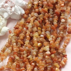 Сердолик крошка, 5-15 мм, нить 75 см, К127