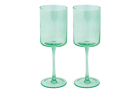 Набор бокалов для вина 2шт 380мл Easy Life Rainbow зеленый