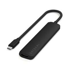 USB-хаб Satechi 6-в-1 USB-C Slim Multiport Adapter 4K, черный