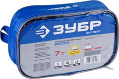 ЗУБР 2 петли, 7 т, ширина ленты 60 мм, длина 5 м, буксировочный трос (61216-7)