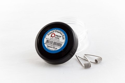 Prof Coil Fused Clapton K0.5*2+NiCr 0.12 d=3 Ω0.25/0.13(2шт)